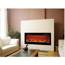 50" classic recessed electric fireplace heater